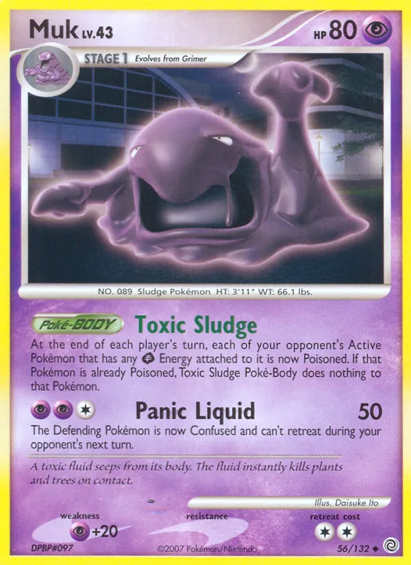 Muk — Secret Wonders #56 (Pokémon TCG card)