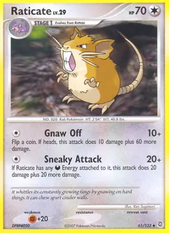 Raticate (Secret Wonders #61)