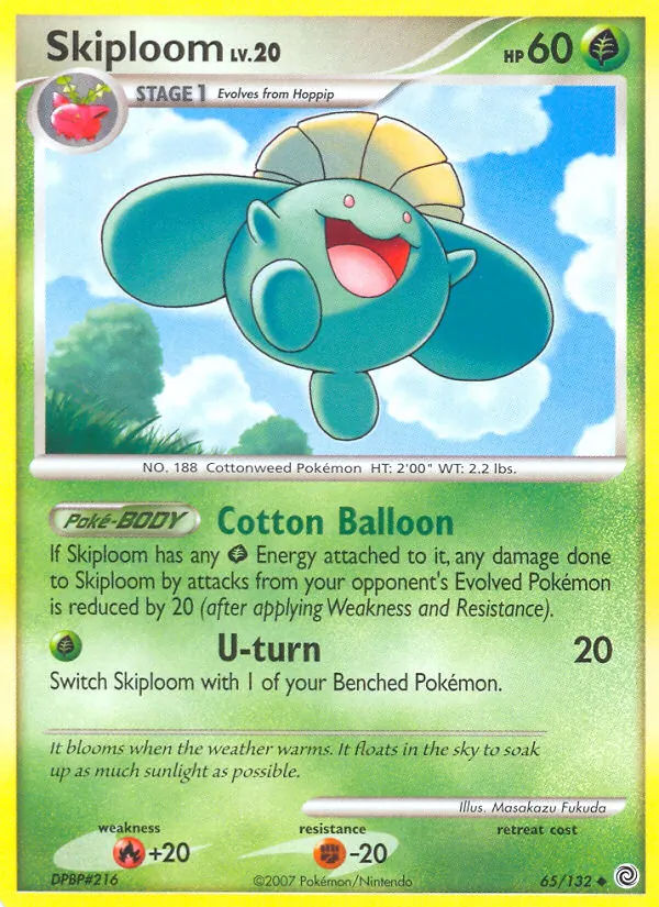 Skiploom — Secret Wonders #65 (Pokémon TCG card)