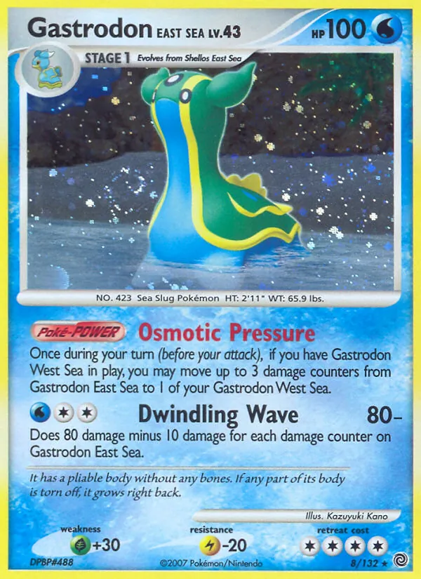Gastrodon East Sea — Secret Wonders #8 (Pokémon TCG card)