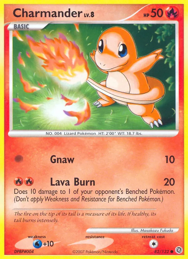 Charmander — Secret Wonders #82 (Pokémon TCG card)