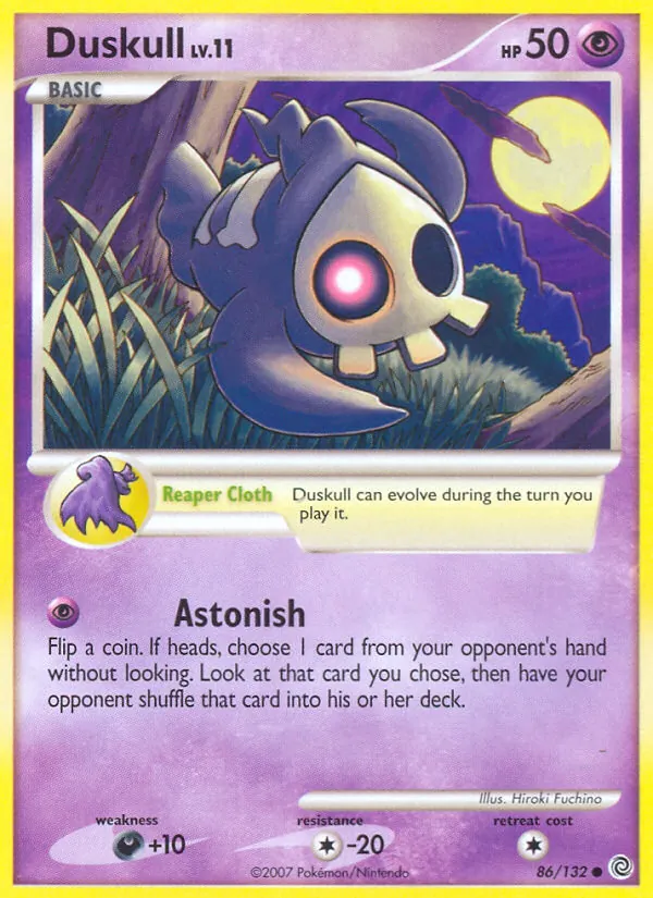 Duskull — Secret Wonders #86 (Pokémon TCG card)