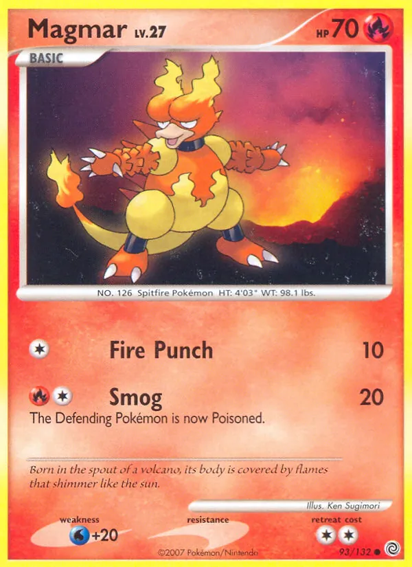 Magmar — Secret Wonders #93 (Pokémon TCG card)