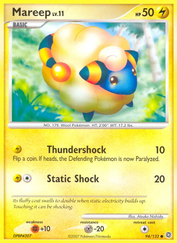 Mareep — Secret Wonders #94 (Pokémon TCG card)