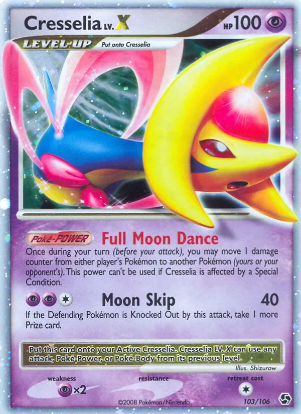 Cresselia — Great Encounters #103 (Pokémon TCG card)