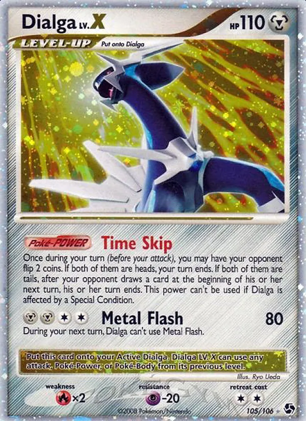 Dialga — Great Encounters #105 (Pokémon TCG card)