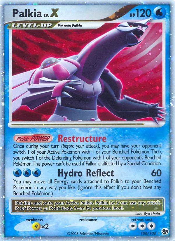 Palkia — Great Encounters #106 (Pokémon TCG card)