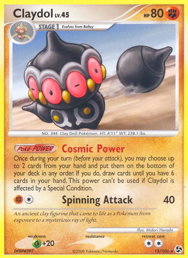 Claydol — Great Encounters #15 (Pokémon TCG card)