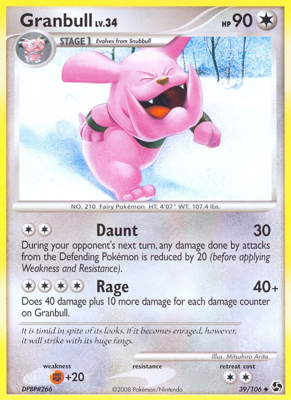 Granbull — Great Encounters #39 (Pokémon TCG card)