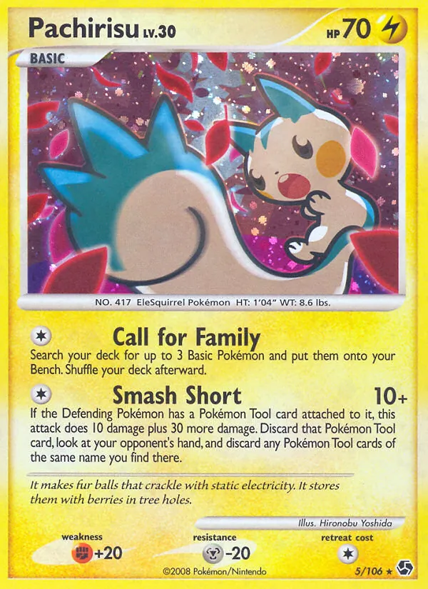 Pachirisu — Great Encounters #5 (Pokémon TCG card)