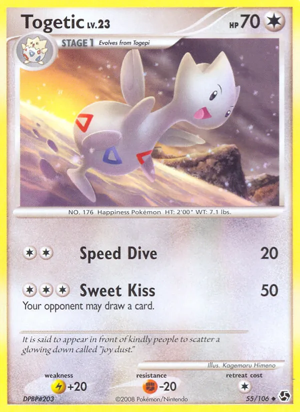 Togetic — Great Encounters #55 (Pokémon TCG card)