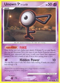 Unown F (Great Encounters #56)