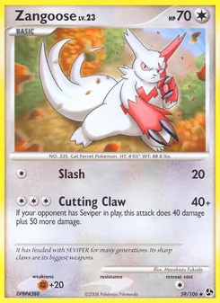 Zangoose (Great Encounters #59)
