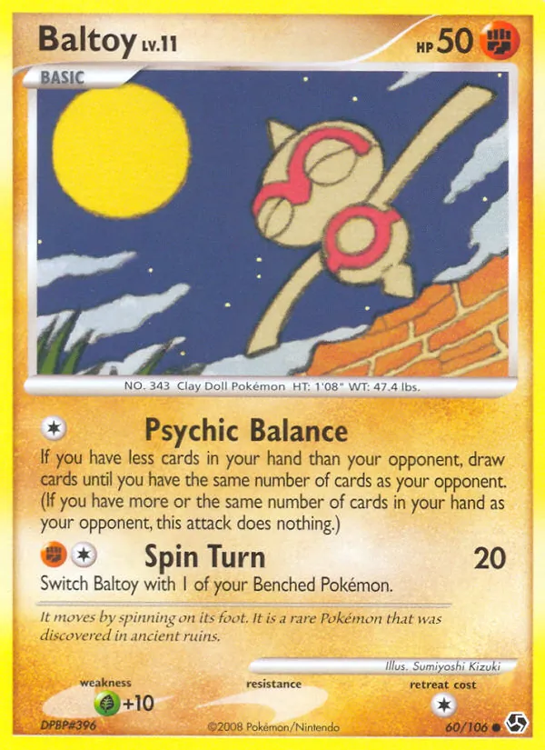 Baltoy — Great Encounters #60 (Pokémon TCG card)