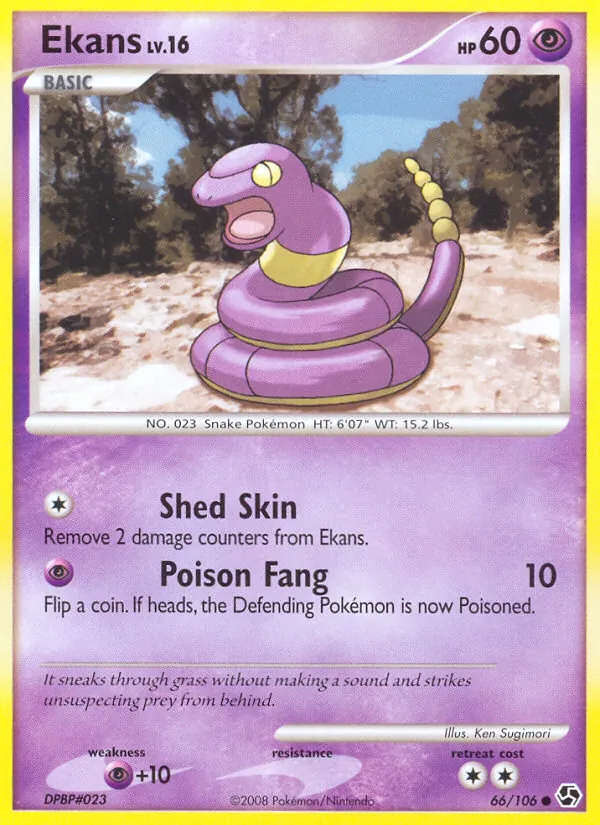 Ekans — Great Encounters #66 (Pokémon TCG card)