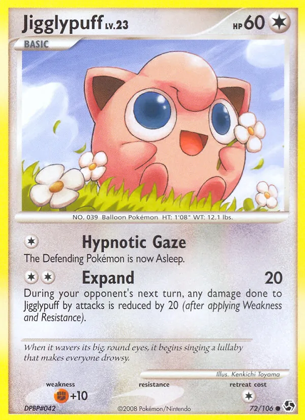 Jigglypuff — Great Encounters #72 (Pokémon TCG card)