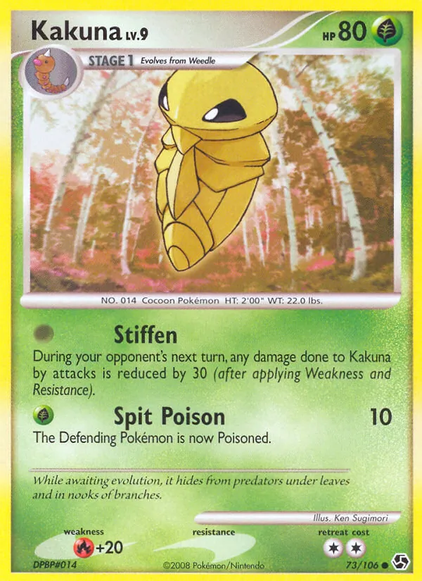 Kakuna — Great Encounters #73 (Pokémon TCG card)