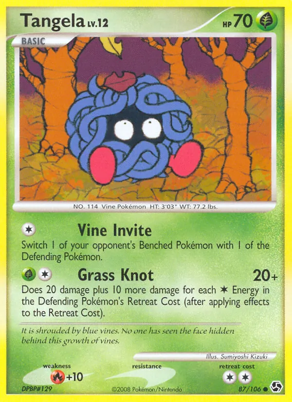 Tangela — Great Encounters #87 (Pokémon TCG card)