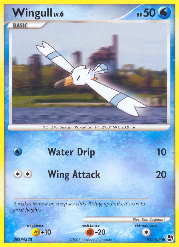 Wingull — Great Encounters #95 (Pokémon TCG card)