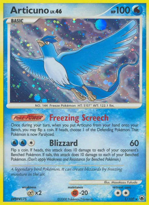 Articuno — Majestic Dawn #1 (Pokémon TCG card)