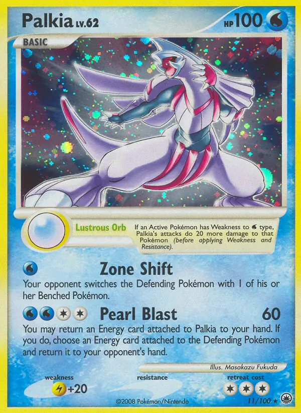 Palkia — Majestic Dawn #11 (Pokémon TCG card)