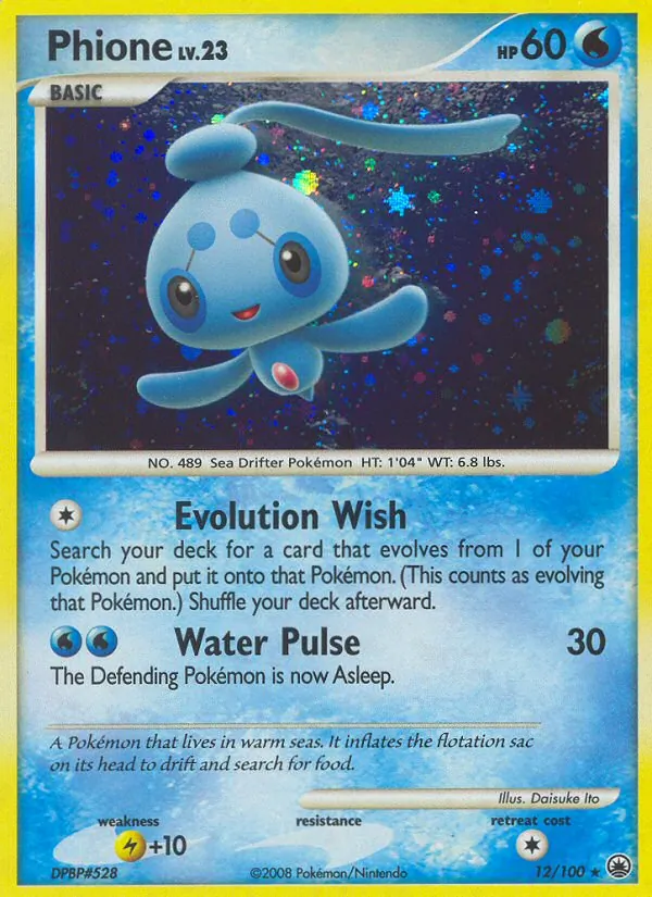 Phione — Majestic Dawn #12 (Pokémon TCG card)