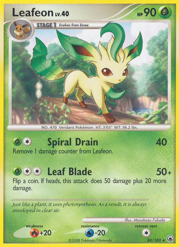Leafeon — Majestic Dawn #24 (Pokémon TCG card)