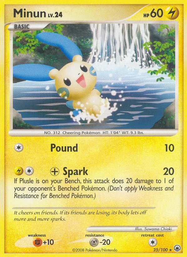 Minun — Majestic Dawn #25 (Pokémon TCG card)