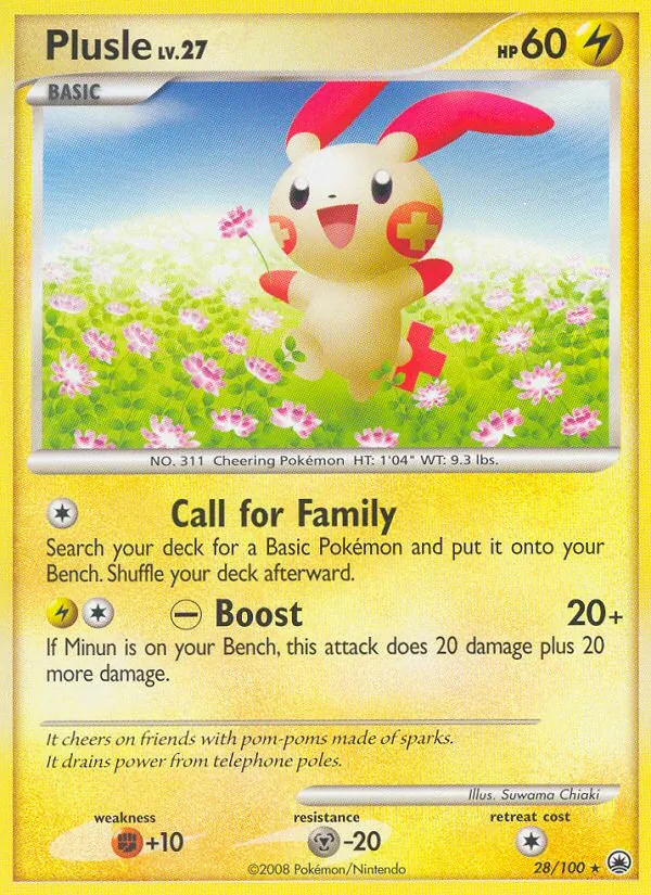 Plusle — Majestic Dawn #28 (Pokémon TCG card)