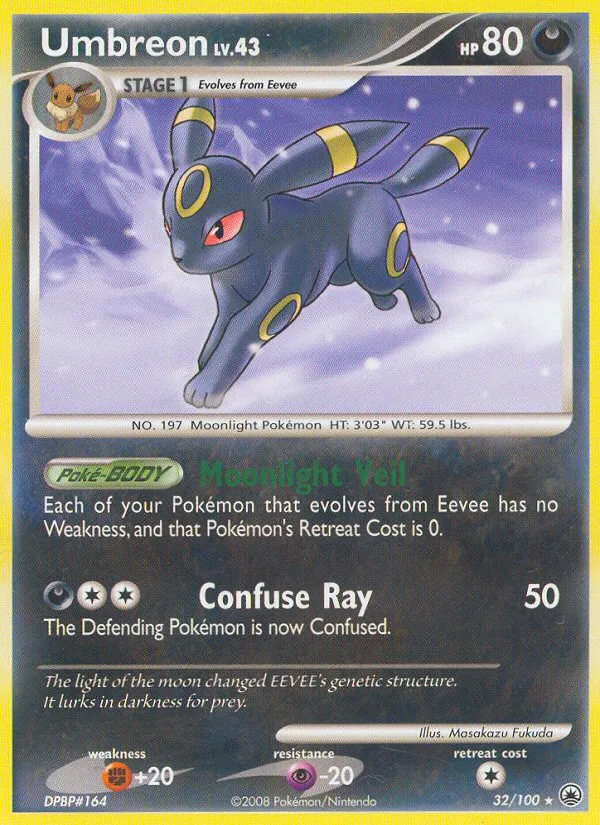 Umbreon — Majestic Dawn #32 (Pokémon TCG card)
