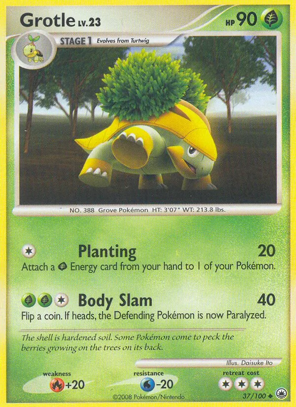 Grotle — Majestic Dawn #37 (Pokémon TCG card)