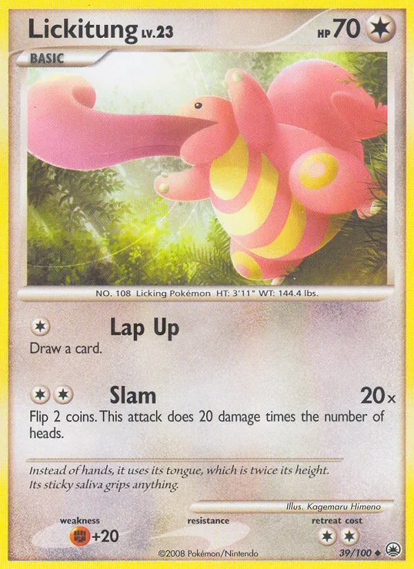 Lickitung — Majestic Dawn #39 (Pokémon TCG card)
