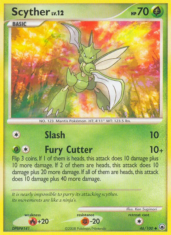Scyther — Majestic Dawn #46 (Pokémon TCG card)