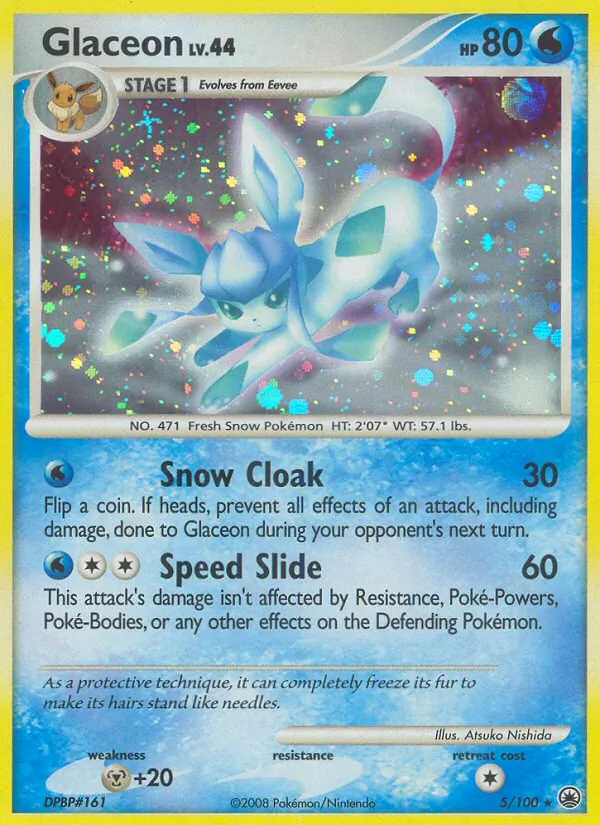 Glaceon — Majestic Dawn #5 (Pokémon TCG card)