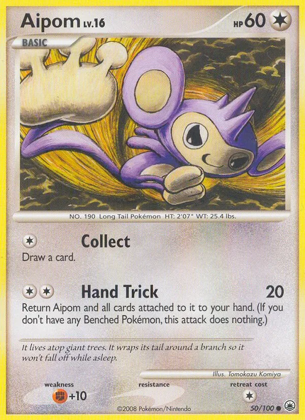 Aipom — Majestic Dawn #50 (Pokémon TCG card)