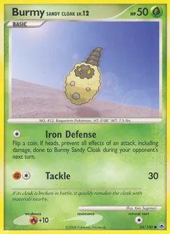 Burmy Sandy Cloak (Majestic Dawn #54)