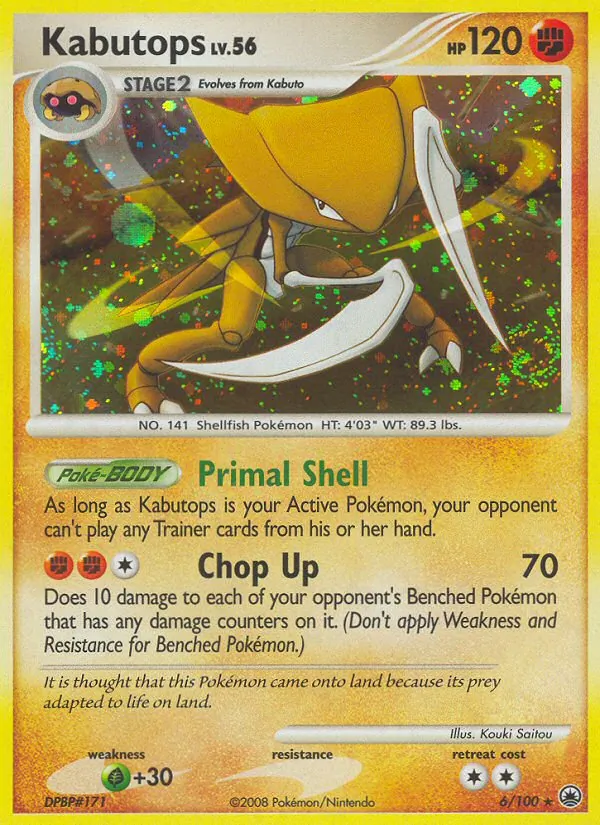 Kabutops — Majestic Dawn #6 (Pokémon TCG card)