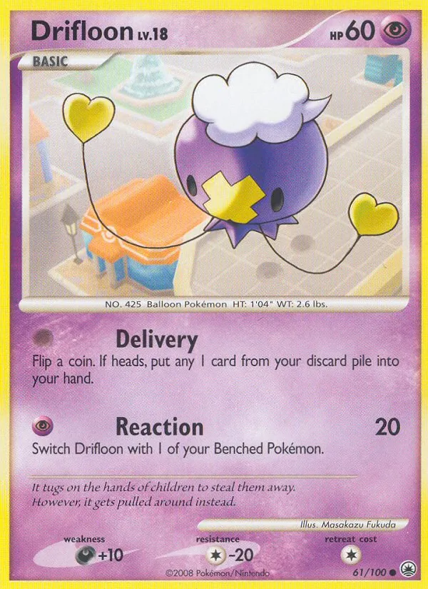 Drifloon — Majestic Dawn #61 (Pokémon TCG card)