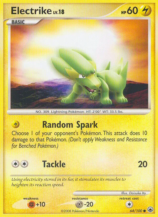 Electrike — Majestic Dawn #64 (Pokémon TCG card)