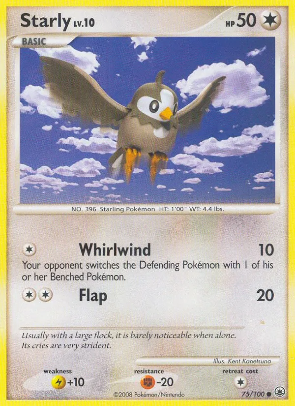 Starly — Majestic Dawn #75 (Pokémon TCG card)