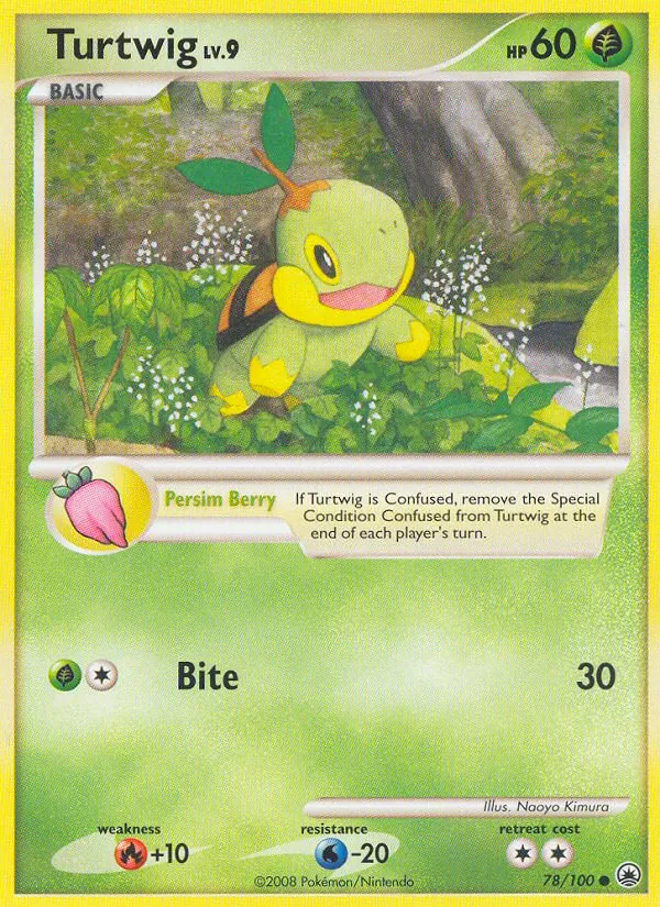 Turtwig — Majestic Dawn #78 (Pokémon TCG card)