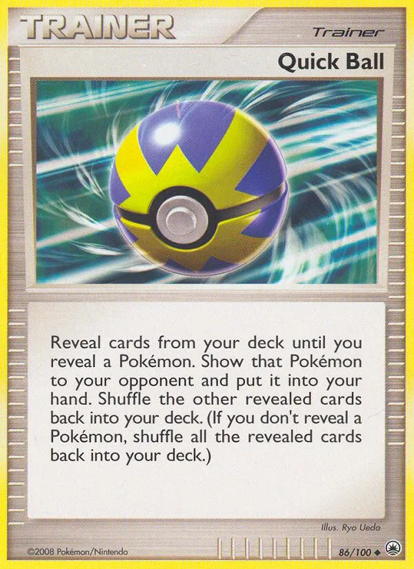 Quick Ball — Majestic Dawn #86 (Pokémon TCG card)
