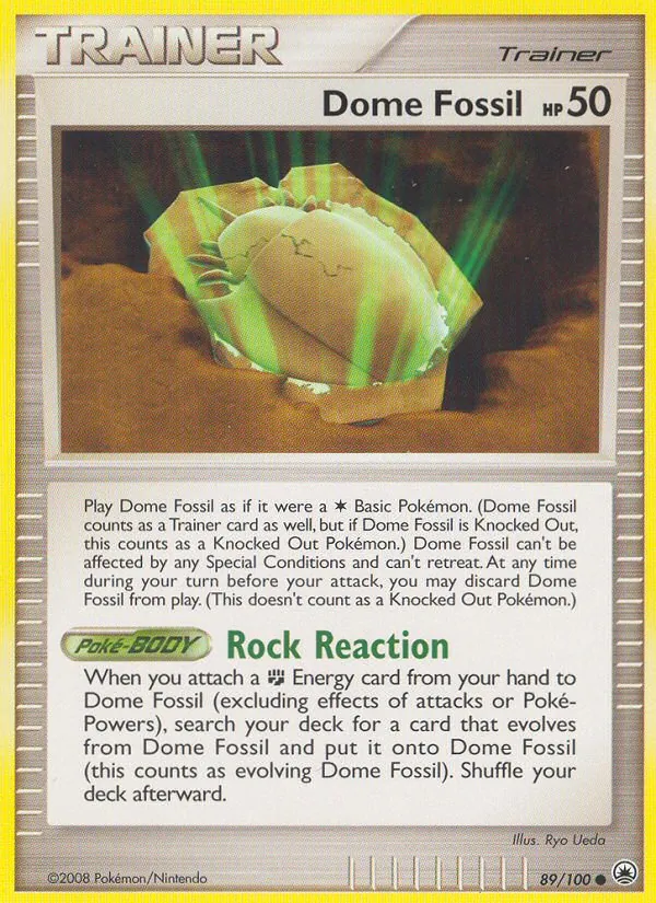 Dome Fossil — Majestic Dawn #89 (Pokémon TCG card)