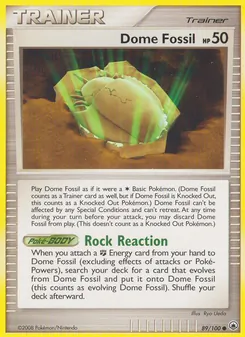Dome Fossil (Majestic Dawn #89)