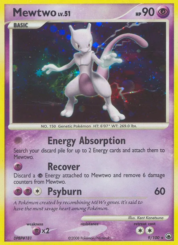 Mewtwo — Majestic Dawn #9 (Pokémon TCG card)