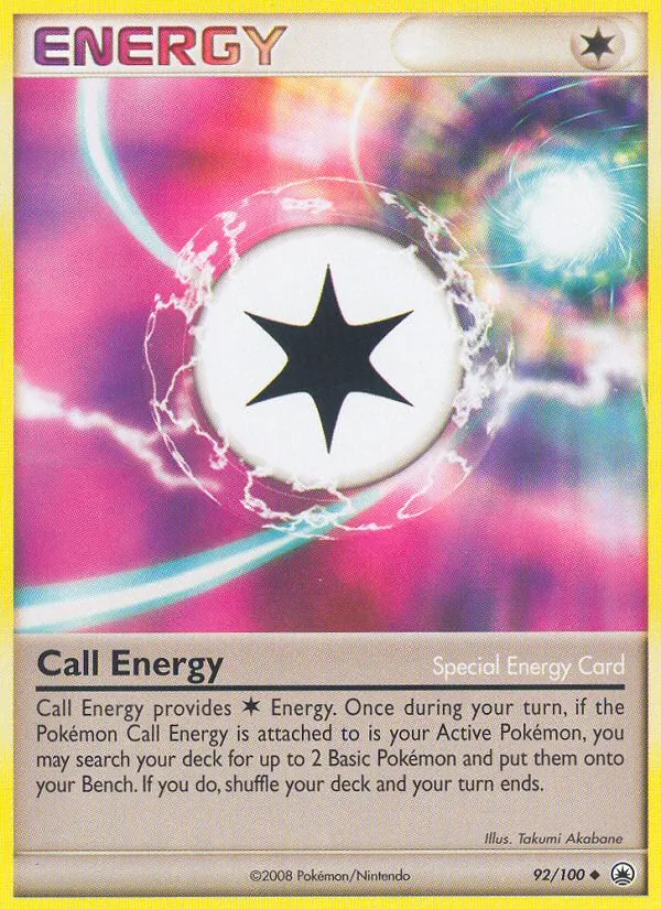 Call Energy — Majestic Dawn #92 (Pokémon TCG card)