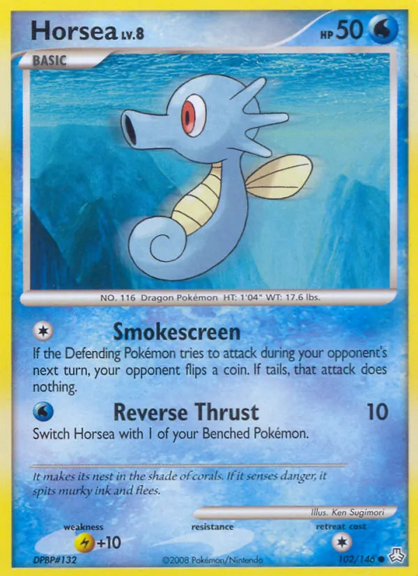Horsea — Legends Awakened #102 (Pokémon TCG card)