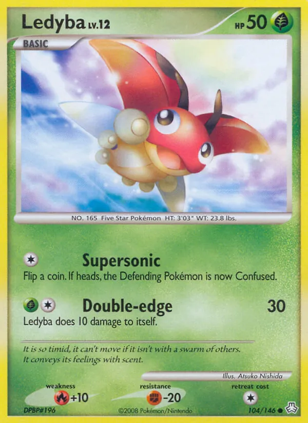 Ledyba — Legends Awakened #104 (Pokémon TCG card)