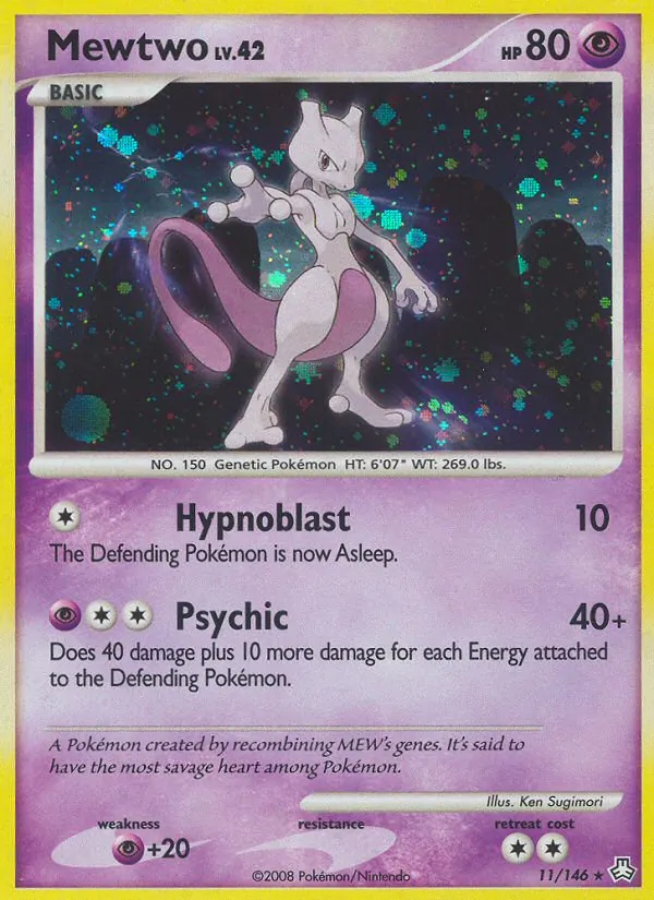 Mewtwo — Legends Awakened #11 (Pokémon TCG card)
