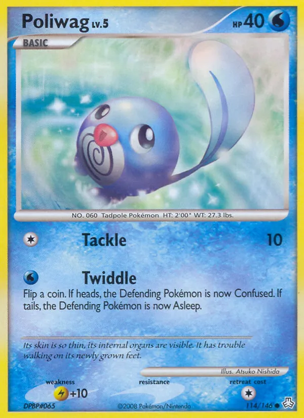 Poliwag — Legends Awakened #114 (Pokémon TCG card)